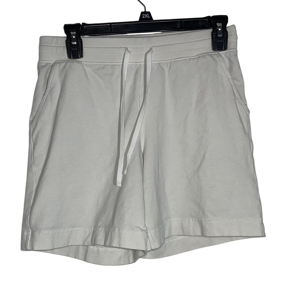 Karen Scott Sport Ivory Drawstring Shorts XS
